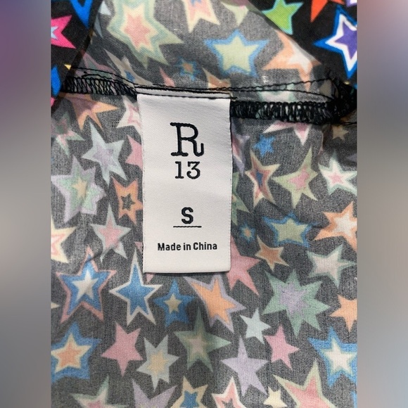 R13 Tony Multistar Shirt S - Picture 12 of 13